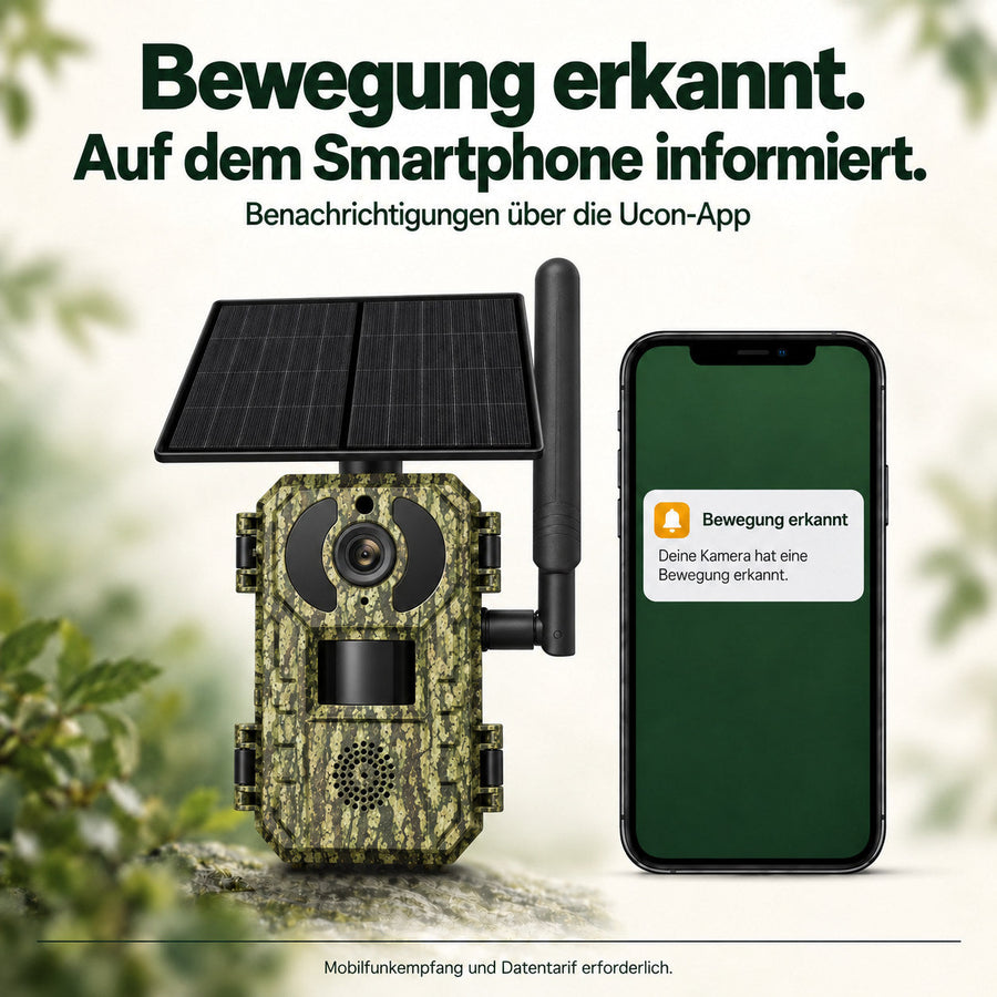 Notification de mouvement sur le smartphone via l'application UCon